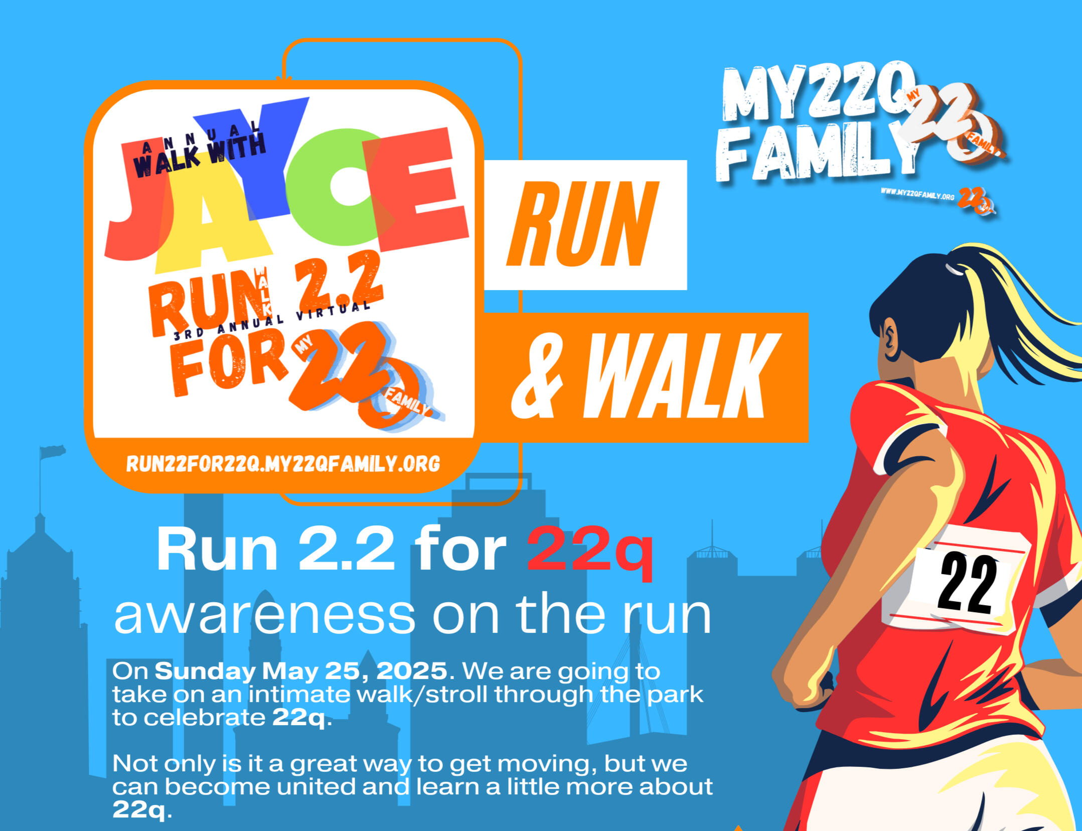 My22qFamily.org Run 2.2 for 22q My22qFamily.org Run 2.2 for 22q